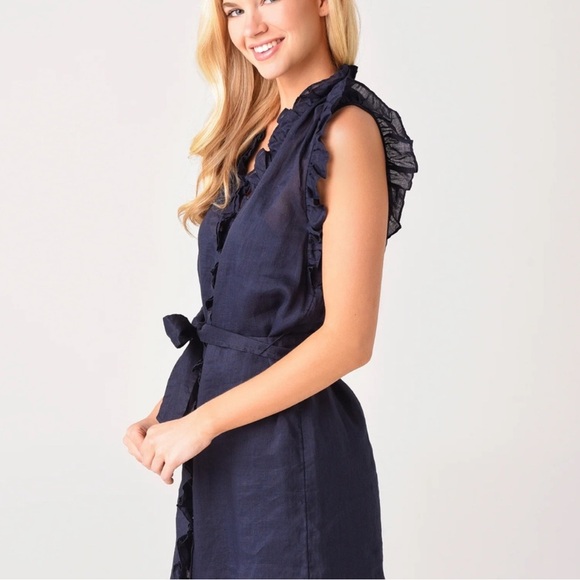 Frame Black Ruffle Dress - Picture 2 of 7